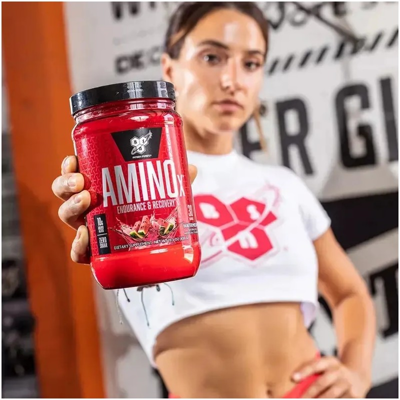 Suplemento Polvo Bsn Endurance And Recovery Aminoácidos Aminox Sabor Frambuesa
