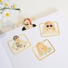 Nikolle 4Pcs Metal Bookmark, Metal Bookmarks for Book Lovers, Novel
