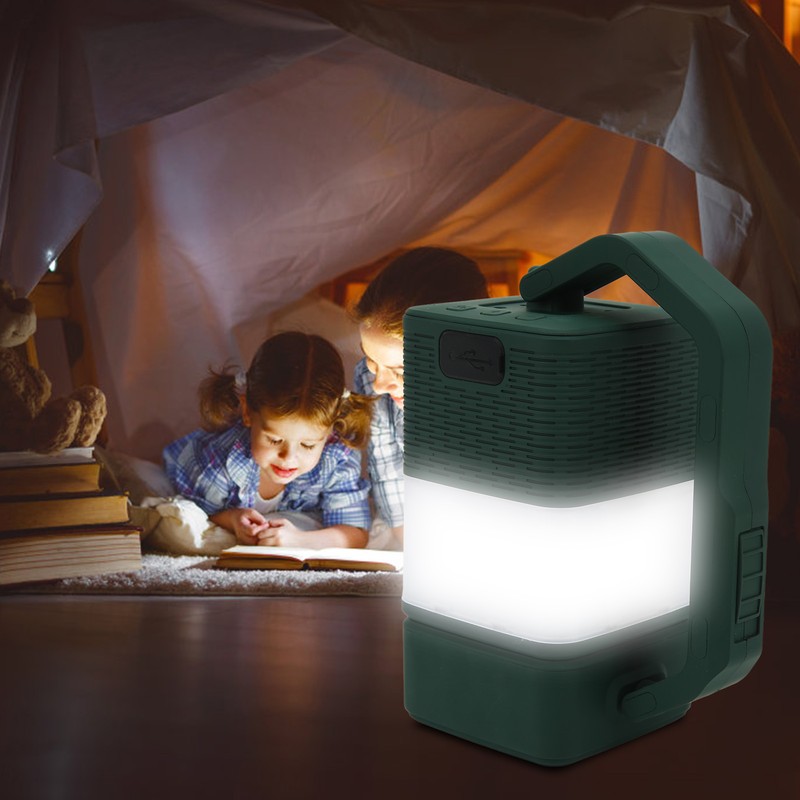 Rechargeable Lantern Built in Bluetooth Speaker Outdoor Camping Light for