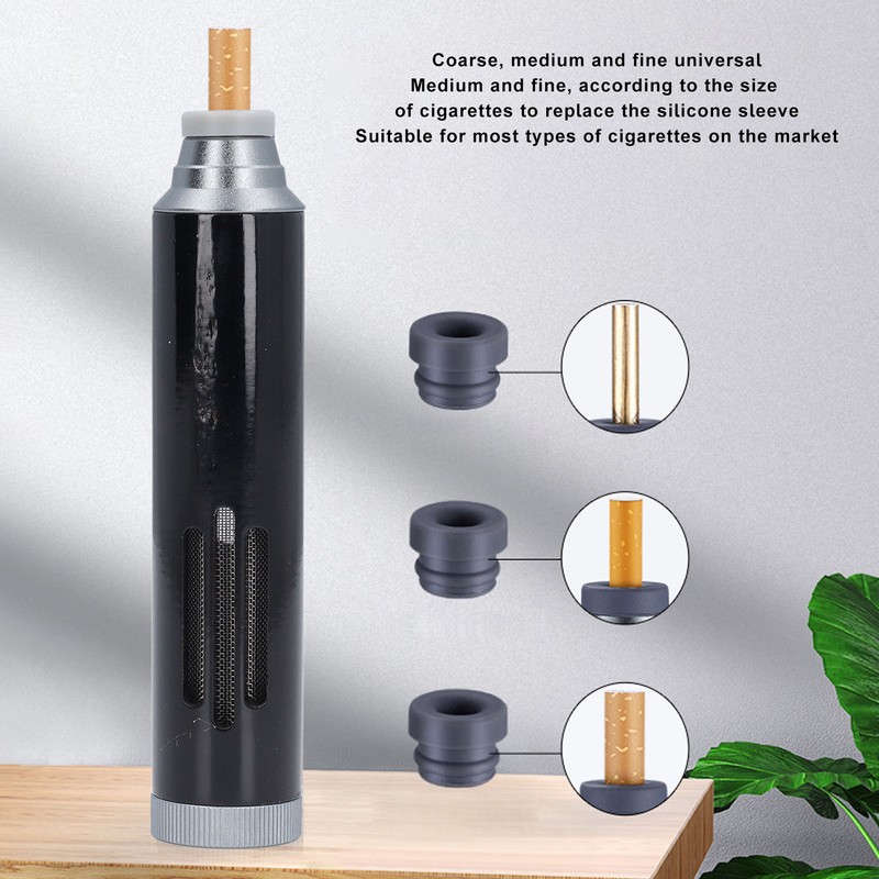 Handheld Car Ashtray Windproof Leakproof Large Capacity Portable Ashtray with