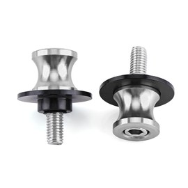 Haosie Swing Arm Spool, 2PCS 6mm Paddock Stand Bobbins, Swingarm Spools Slider, Motorcycle Swingarm Spools