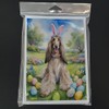 Caroline's Treasures DAC4914GCA7P Afghan Hound Easter Egg Hunt Greeting Cards