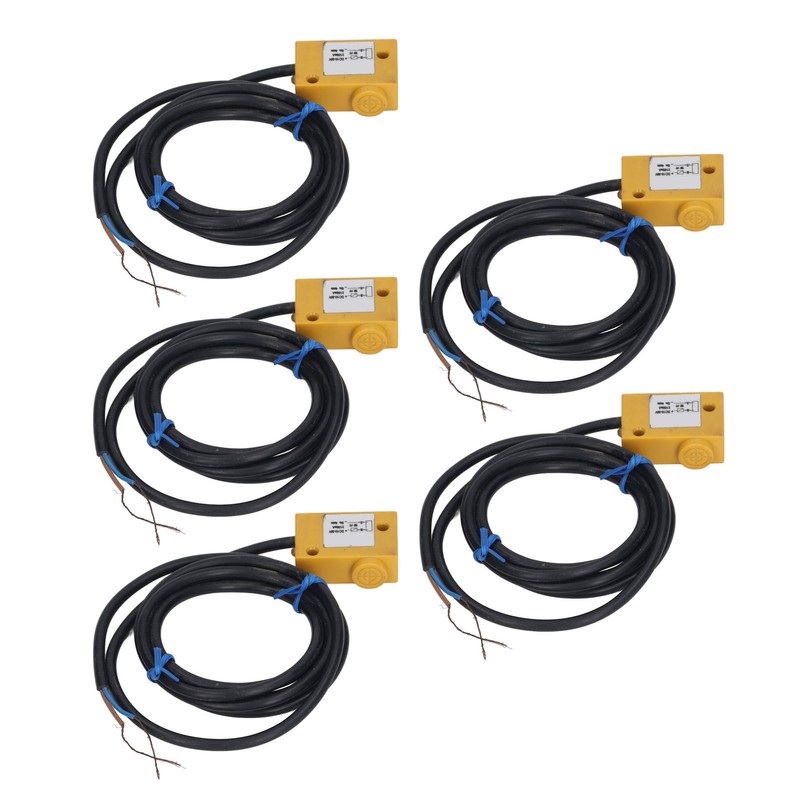 5PCS Inductive Proximity Switch 2 Lines Normally Open IP65 ABS