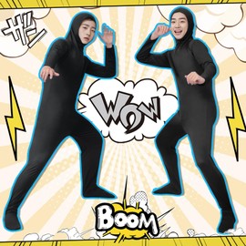 Moerstar Full Body Tights Cosplay Costume, 8 Colors, Face Opening, Disguise, Fancy Dress, Costume, Onesie, Large Size, Funny, Men and Women, Stretchy, Breathable, Soft, Full Body Tights, Party