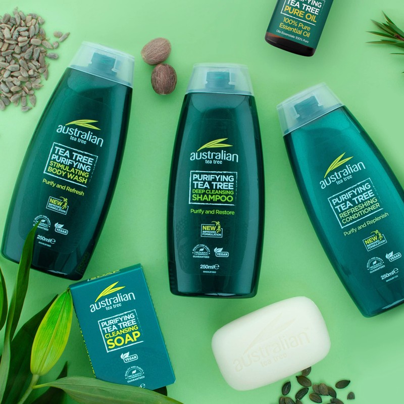 Australian Tea Tree Body Wash, Purifying, Natural, Vegan, Cruelty Free,