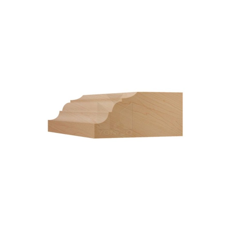 YONICO Table Edge and Handrail Router Bits 2-1/2-Inch Diameter French