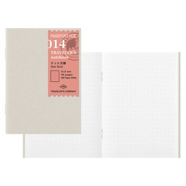 トラベラーズカンパニー トラベラーズノート リフィル ドット方眼 3冊パック パスポートサイズ 14405006