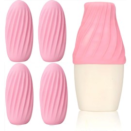 Volnamal Luggage Leak Proof Elastic Cover 4 Pack Travel Organizer Cover, Reusable Toiletry Accessories Pink