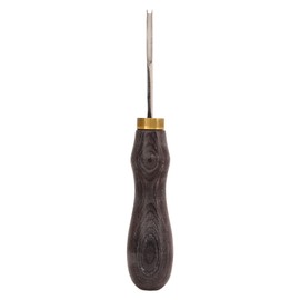 Leather Edge Beveler Professional Portable DIY Leather Knives Leather Edge Skiving Beveler Tools with Ebony Wooden Handle 5 2.25mm