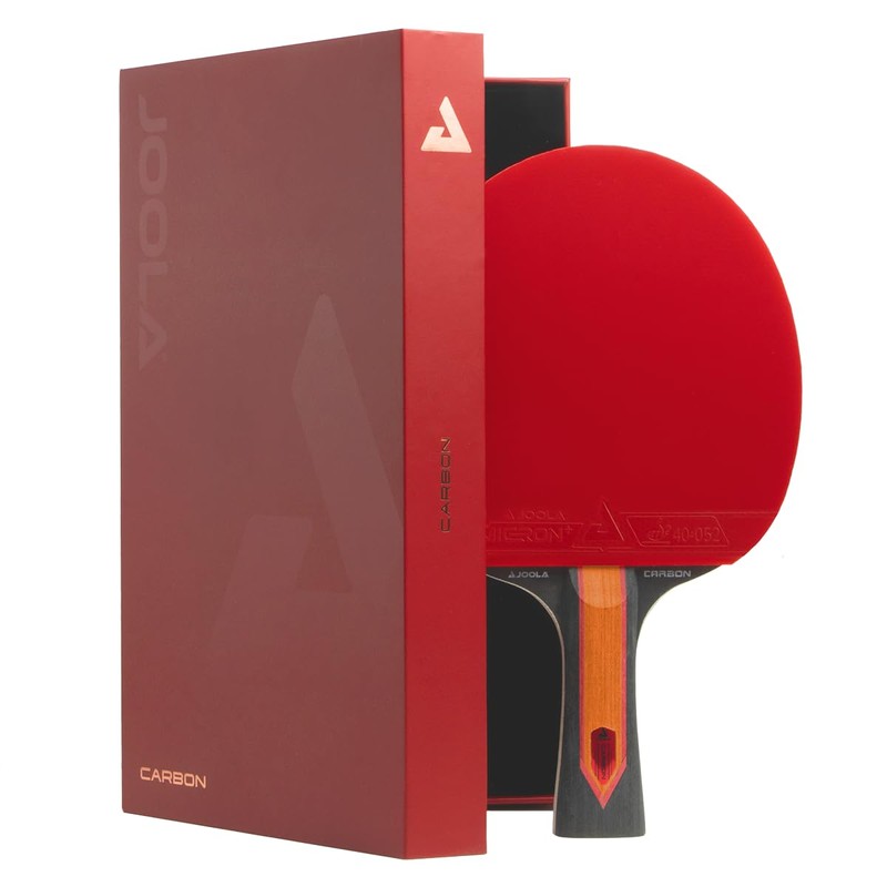 JOOLA Red Carbon X Table Tennis Bat - High-End Table