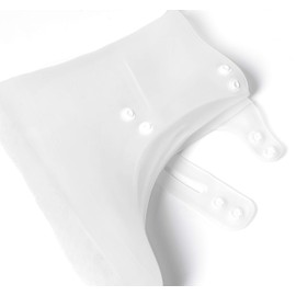 St.espoir Shoe Cover, Long Button Closure for Easy Installation, Waterproof, Rain and Mud Protection, Camping, Outdoors, Commuting to Work, School, Bicycle, Climbing, Etc., Foldable, Easy to Carry