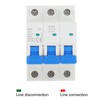sourcing map 1 Pcs AC Miniature Circuit Breaker 3P 30A