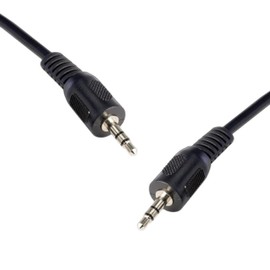 8Ware Male to Male 3.5 Stereo Cable, 2 Meter