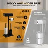 Freestanding Toilet Paper Holder Stand with Shelf for 7 Rolls,