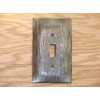 Forged Pebble textured light switch plate