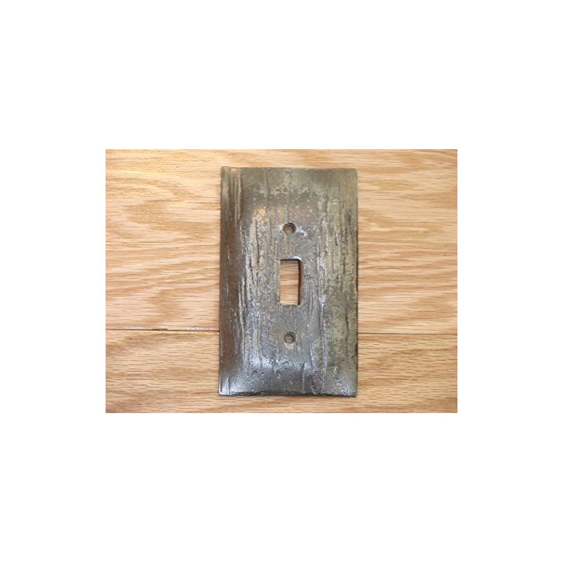 Forged Pebble textured light switch plate