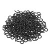 HELIFOUNER 200 Black Zinc Plated Steel Screw Eyes