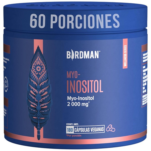 Birdman Myo Inositol 2000 mg Suplemento Premium Frmula Limpia Sin