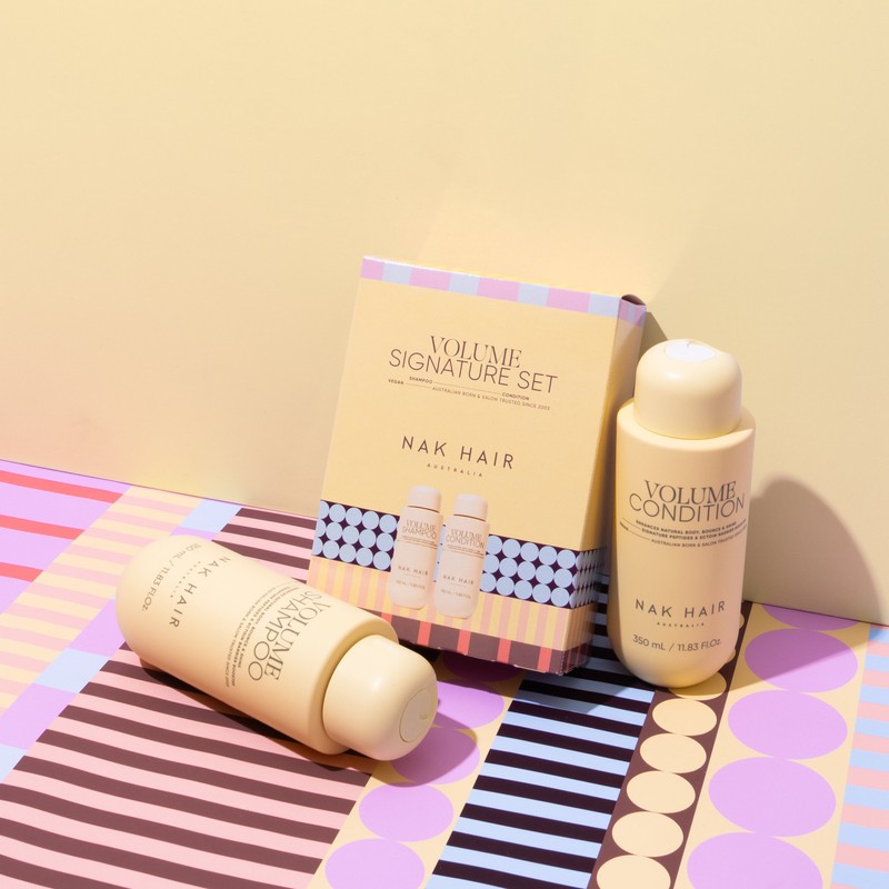 NAK Hair Holiday Volume 350ml Duo Pack