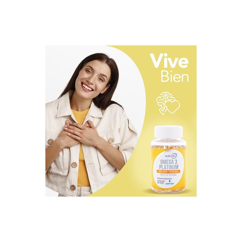 OMEGA 3 PLATINUM, 60 cápsulas