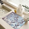 HOMETITUTE Stove Top Cover 28x20 Crystal Butterfly Heat Resistant Mat