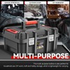 Auto Dynasty Universal Lockable Organizer Storage Tool Box with Removable