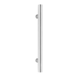 T-Model Door Handle Brushed Stainless Steel Diameter 20 mm Hole Spacing 200 mm
