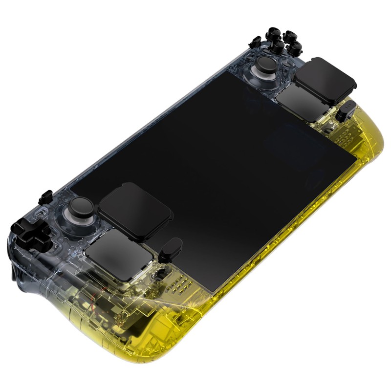 eXtremeRate Carcasa Compatible con Steam Deck LCD Accesorios Placa de