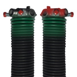 DURA-LIFT .243 x 2" x 33" Torsion Garage Door Spring (Green, Left Wound)
