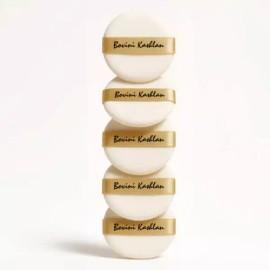 Bobbyne 유분제거 부드러운 파우더퍼프 보비니 프리미엄 골드, 5ps Oil-Removing Soft Powder Puff Bobby Luxury Gold, 5pcs