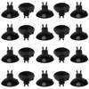 Pawfly 20 Piece Black Aquarium Suction Cup Clips 3/16" Airline