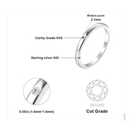 JewelryPalace 14K Yellow Rose Gold 925 Sterling Silver Ring Sets, 3 5 Stones Bezel Cubic Zirconia Stackable Rings for Women, Tri-Tone Anniversary Eternity Wedding Bands Promise Ring for Her Size J