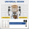Front Door Handle and Deadbolt Set, Front Door Lock Set,