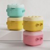 Building Blocks Food Storage Containers with Lids, 4PCS Reusable Snack