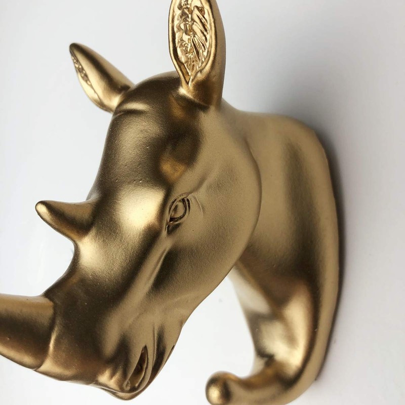 MYRU Set of 3 Elephant Head Giraffe Head and Rhino