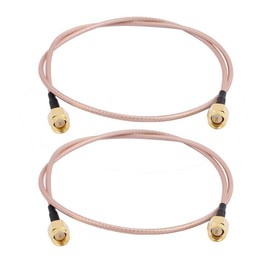GTIWUNG SMA Cable SMA Male to SMA Male Pigtail Cable RG316 15 cm for Homematic CCU3 CCU2 CC1101 Raspberry Pi 2.4GHz WiFi Antenna Wirelesse Router Pack of 2