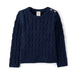 Gymboree,and Toddler Long Sleeve Cable Knit Sweaters,Dark Blue,7