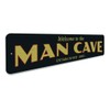 Welcome Man Cave Sign, Established Date Sign, Custom Est Date