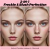 Erinde Freckle Blush Pen, 2-in-1 Sommersprossen Stift & Flüssige Rouge,