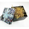 Crinkle Cut Paper Shred Filler Black & Gold for Gift