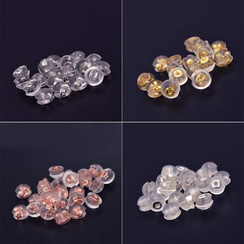 ArashiFan Piercing Catcher Clasp 925 Silver 18K Gold Plated Pink
