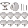 ShipeeKin 10x Satin Nickel Cabinet Knobs Door Knob for Kitchen