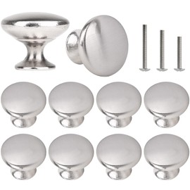 ShipeeKin 10x Satin Nickel Cabinet Knobs Door Knob for Kitchen Bathroom Modern Dresser Drawer Pull Knobs 30mm Furniture Hardware