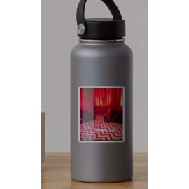 Twin Peaks "Wrong Way" Black Lodge Red Room Small Glossy NEW Sticker