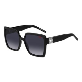 HUGO Women's Hg 1285/S Sunglasses, Black, 59