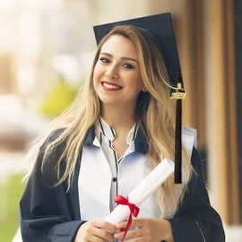 Hfpengzan Graduation Tassel Graduation Honor Cord Academic Graduation Tassel with 2024 Year Charm Ceremonies Accessories for Graduates (Black)