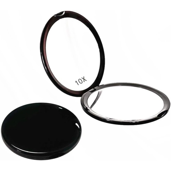 mpowtech Magnifying Compact Mirror for Purse - 1x/10x Magnification 0.5"L