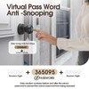 Fingerprint Door Lock, Smart Fingerprint Door Knob with Keypad, Biometric