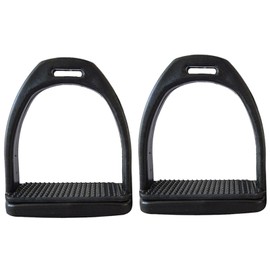 MOVKZACV Safety Stirrups,2Pcs Horse Riding Stirrups,Lightweight Wide Track Equestrian Stirrups Treads with Non-slip Rubber Pad,Equestrian Supplies for Childen/Adults(90 x 96 mm,for Childen)