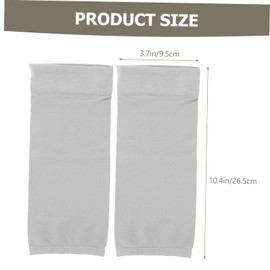 Mikinona 1Pair Elbow Sleeves for Covering Scars Thin Protective Arm Sleeves for Sports Lightweight Elastic Support for Joints Unisex for Active